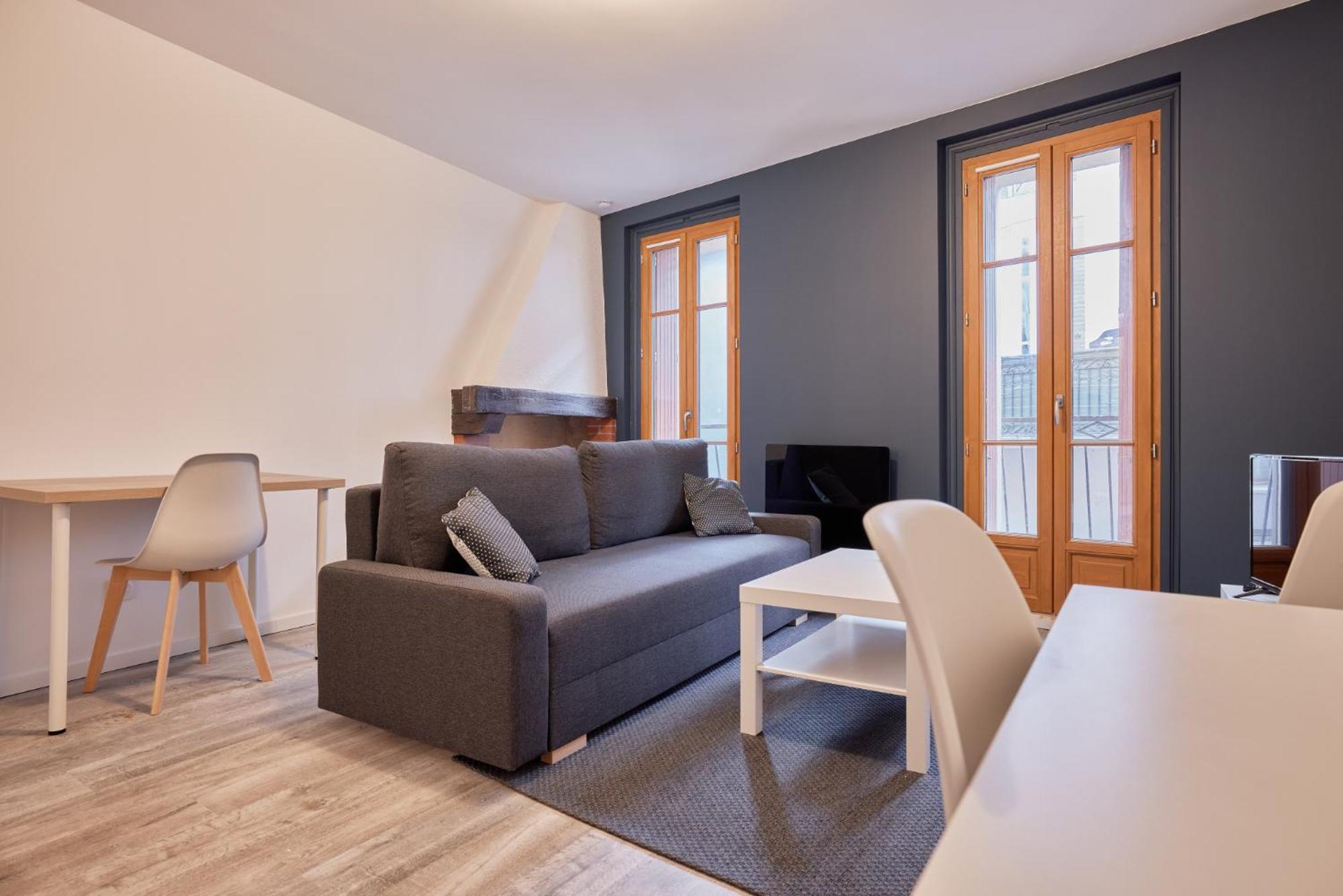 T2Lescordeliers Apartment Памие Стая снимка